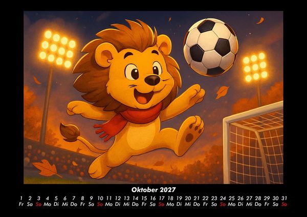 Produktbild: Buschi und das Fu&szlig;balljahr 2027 Fotokalender DIN A3