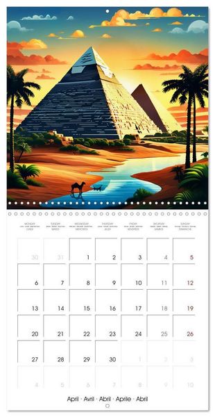 Produktbild: WORLD TRAVEL SCENIC DESTINATIONS (Wall Calendar 2026 12 &times; 12 Inch) CALVENDO 12 Month Wall Calendar