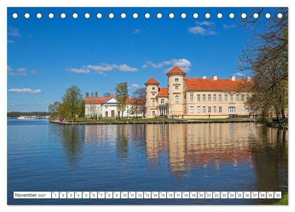 Produktbild: Burgen und Schl&ouml;sser - Zeugnisse vergangener Zeiten (Tischkalender 2027 DIN A5 quer), CALVENDO Monatskalender