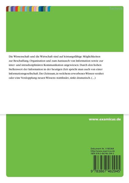 Produktbild: Modellierung und Auswertung von Nutzerprofilen zur personalisierten Informationsfilterung und -aufbereitung