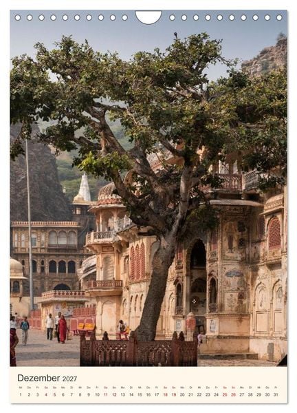 Produktbild: Stra&szlig;enleben in Rajasthan (Wandkalender 2027 DIN A4 hoch), CALVENDO Monatskalender
