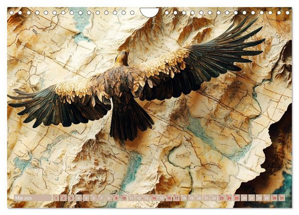 Produktbild: Geheimnisvolle Landkarten (Wandkalender 2026 DIN A4 quer), CALVENDO Monatskalender