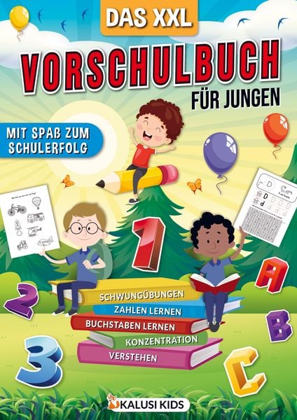 Produktbild: Das XXL Vorschulbuch f&uuml;r Jungen