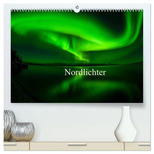 Produktbild: Nordlichter (hochwertiger Premium Wandkalender 2026 DIN A2 quer), Kunstdruck in Hochglanz