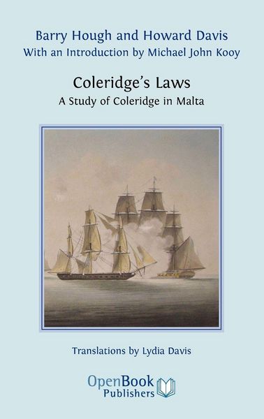 Produktbild: Coleridge's Laws. a Study of Coleridge in Malta.