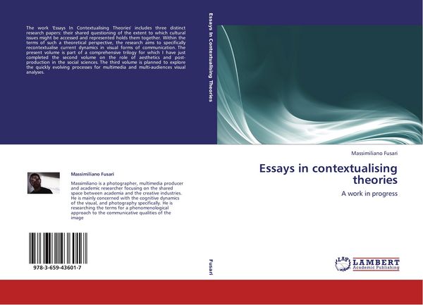 Produktbild: Essays in contextualising theories