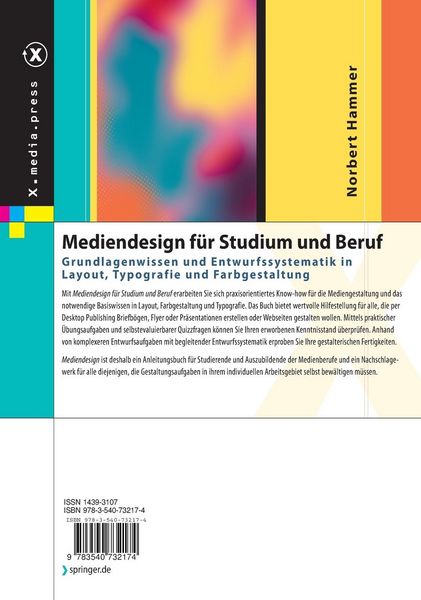 Produktbild: Mediendesign f&uuml;r Studium und Beruf