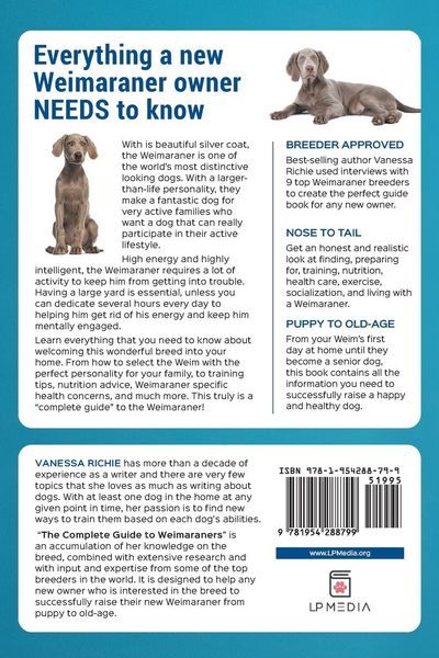Produktbild: The Complete Guide to Weimaraners