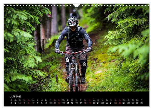 Produktbild: Mountainbike Freeride Momente (Wandkalender 2026 DIN A3 quer), CALVENDO Monatskalender