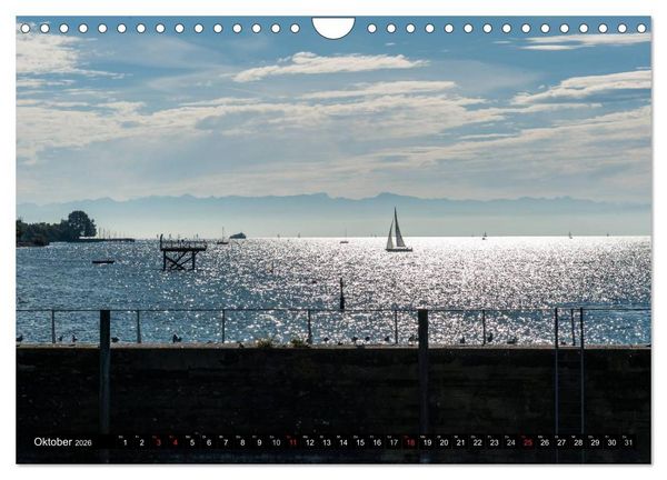 Produktbild: BODENSEE (Wandkalender 2026 DIN A4 quer), CALVENDO Monatskalender