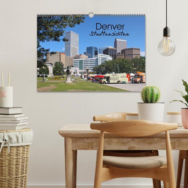 Produktbild: Denver Stadtansichten (Wandkalender 2026 DIN A3 quer), CALVENDO Monatskalender