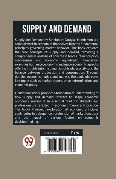 Produktbild: Supply and Demand