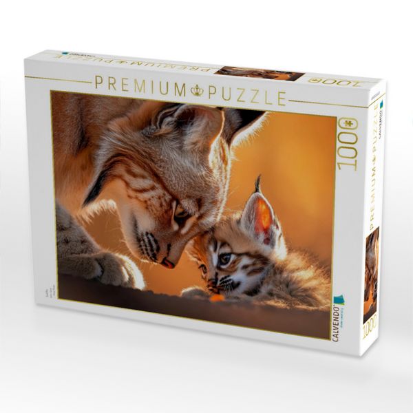 Produktbild: CALVENDO Puzzle Luchs | 1000 Teile Lege-Gr&ouml;&szlig;e 64x48cm Foto-Puzzle f&uuml;r gl&uuml;ckliche Stunden