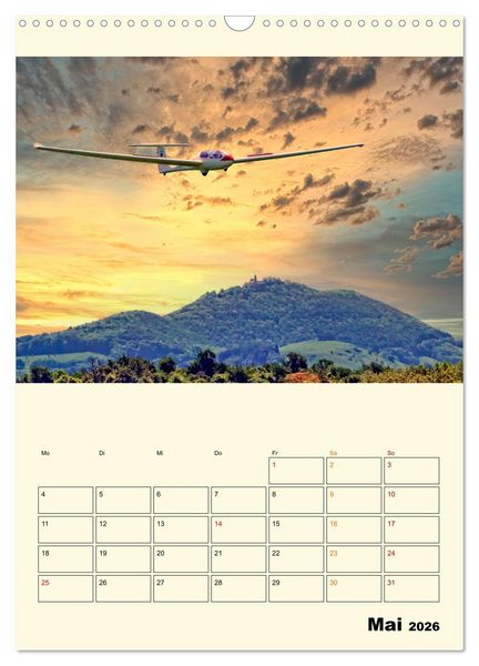 Produktbild: Segelfliegen - dem Himmel ganz nah (Wandkalender 2026 DIN A3 hoch), CALVENDO Monatskalender