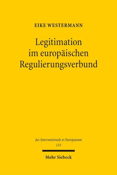 Produktbild: Legitimation im europ&auml;ischen Regulierungsverbund