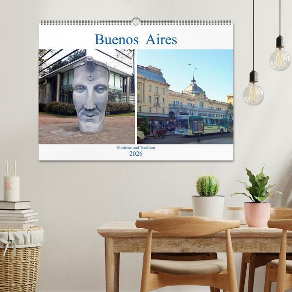 Produktbild: Buenos Aires - Moderne und Tradition (Wandkalender 2026 DIN A2 quer), CALVENDO Monatskalender