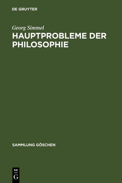 Produktbild: Hauptprobleme der Philosophie