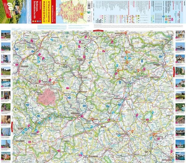 Produktbild: MARCO POLO Freizeitkarte 41 Bodensee, Schw&auml;bische Alb 1:100.000