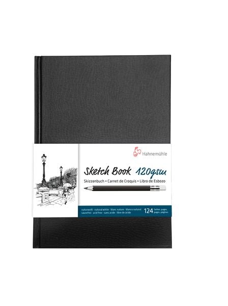 Produktbild: Hahnem&uuml;hle Papier Sketch Book 120, DIN A 5 Hochformat, 120 g/m&sup2;