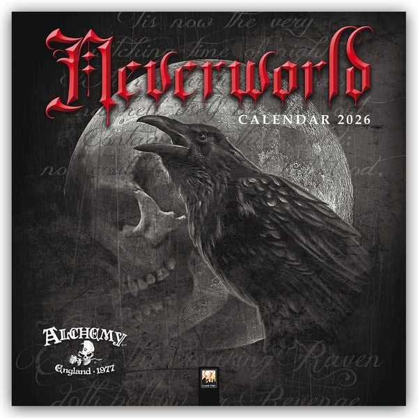 Produktbild: Alchemy Neverworld 2026 &ndash; Original Flame Tree Publishing-Kalender [Kalender]