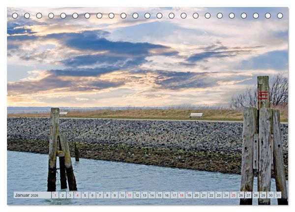 Produktbild: Langeoog - Natur Pur (Tischkalender 2026 DIN A5 quer), CALVENDO Monatskalender