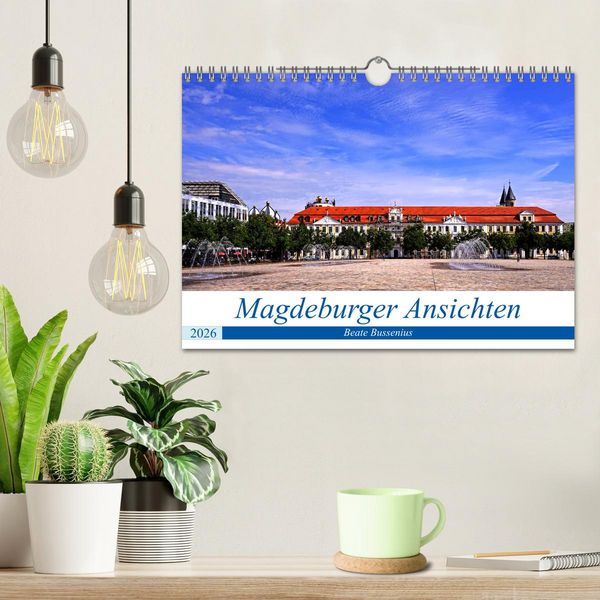 Produktbild: Magdeburger Ansichten (Wandkalender 2026 DIN A4 quer), CALVENDO Monatskalender