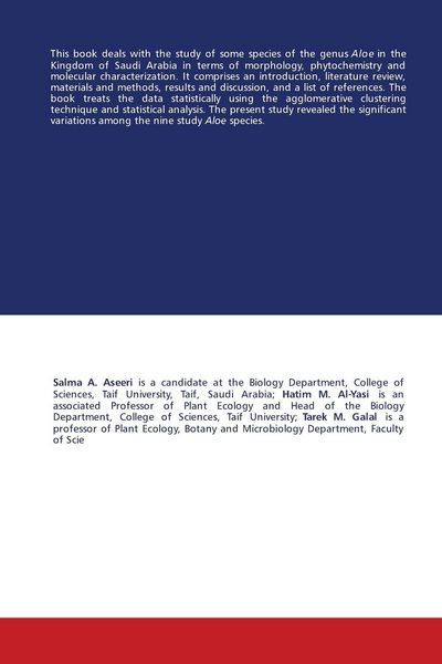 Produktbild: Aloe species in the Kingdom of Saudi Arabia