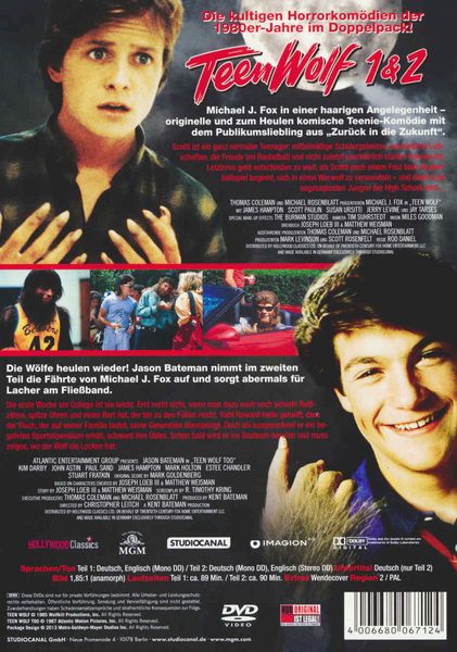 Produktbild: Teen Wolf 1+2 [2 DVDs]