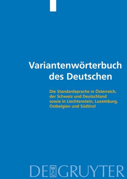 Produktbild: Variantenw&ouml;rterbuch des Deutschen
