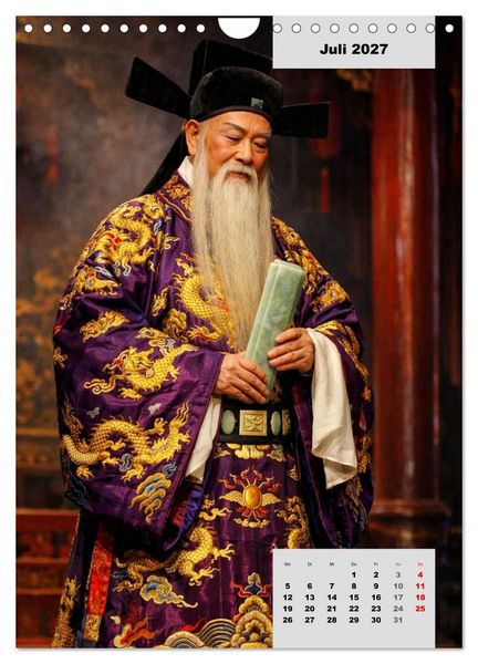 Produktbild: Masken und Magie &ndash; Die Gesichter der Peking-Oper (Wandkalender 2027 DIN A4 hoch), CALVENDO Monatskalender