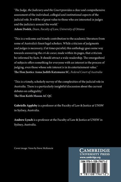 Produktbild: The Judge, the Judiciary and the Court