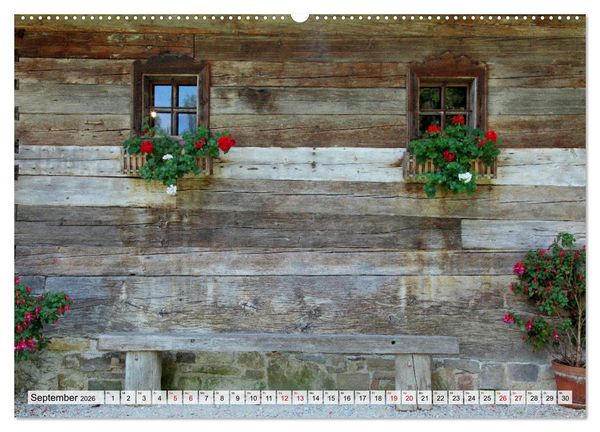 Produktbild: Bauernfenster (Wandkalender 2026 DIN A2 quer), CALVENDO Monatskalender