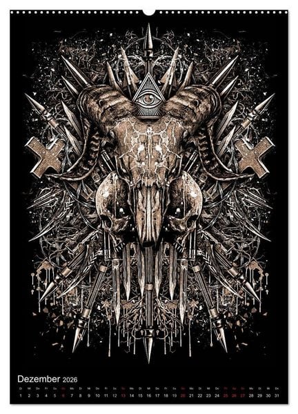 Produktbild: BLOODBOY/WAR ILLUSTRATION (hochwertiger Premium Wandkalender 2026 DIN A2 hoch), Kunstdruck in Hochglanz