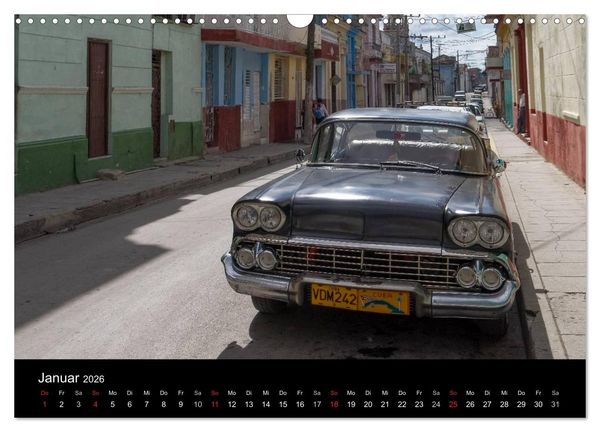 Produktbild: Cuba Cars (Wandkalender 2026 DIN A3 quer), CALVENDO Monatskalender