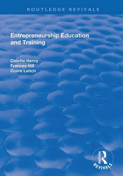 Produktbild: Entrepreneurship Education and Training