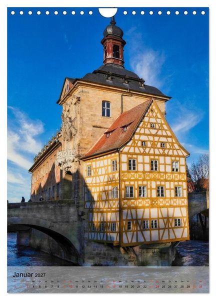 Produktbild: Romantisches Franken (Wandkalender 2027 DIN A4 hoch), CALVENDO Monatskalender