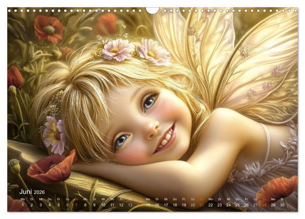 Produktbild: Feenstaub und Kinderlachen (Wandkalender 2026 DIN A3 quer), CALVENDO Monatskalender