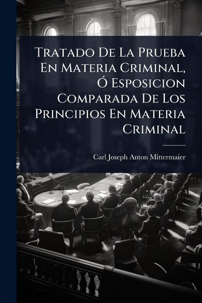 Produktbild: Tratado De La Prueba En Materia Criminal, &Atilde;" Esposicion Comparada De Los Principios En Materia Criminal