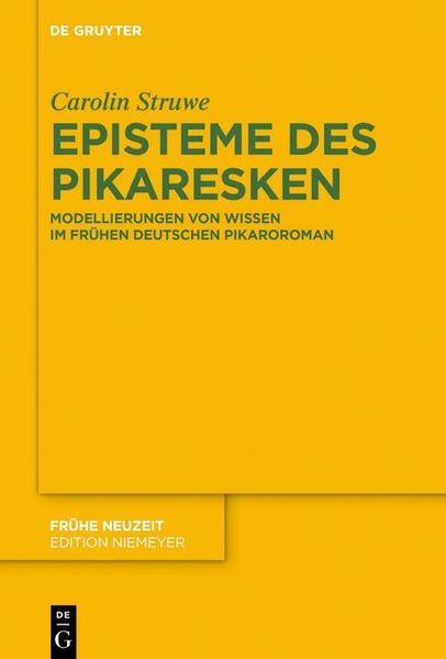 Produktbild: Episteme des Pikaresken