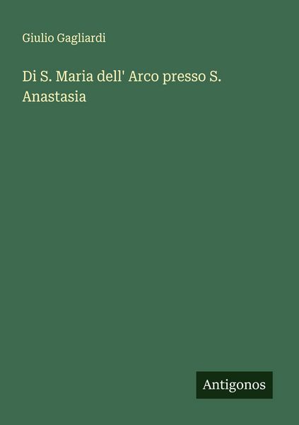 Produktbild: Di S. Maria dell' Arco presso S. Anastasia