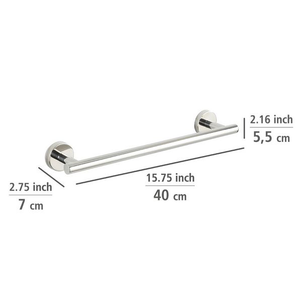 Produktbild: Badetuchstange Mod. Bosio Edelstahl Gl&auml;nzend, rostfrei, 40 cm