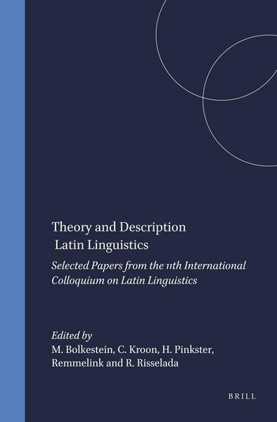 Produktbild: Theory and Description in Latin Linguistics