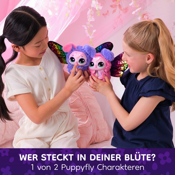 Produktbild: Bloomables von Hatchimals - Puppyfly, Interaktives Spielzeug mit &Uuml;berraschung, doppelter Verwandlung und &uuml;ber 100 Ger&auml;uschen und Reaktionen