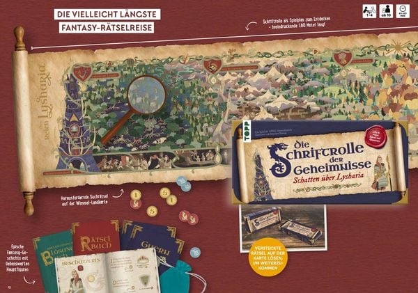 Produktbild: Die Schriftrolle der Geheimnisse &ndash; Schatten &uuml;ber Lysharia