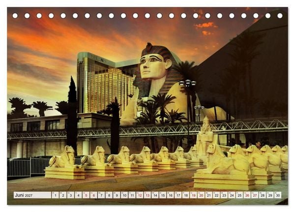Produktbild: Las Vegas, Stadt der wahr gewordenen Tr&auml;ume (Tischkalender 2027 DIN A5 quer), CALVENDO Monatskalender