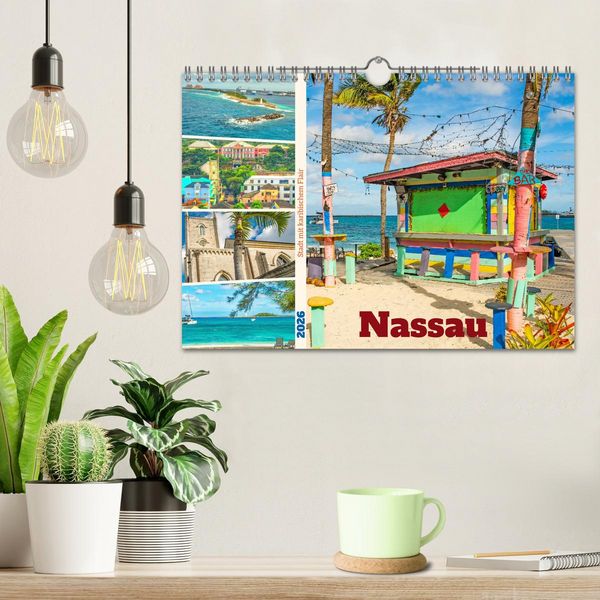 Produktbild: Nassau - Stadt mit karibischem Flair (Wandkalender 2026 DIN A4 quer), CALVENDO Monatskalender