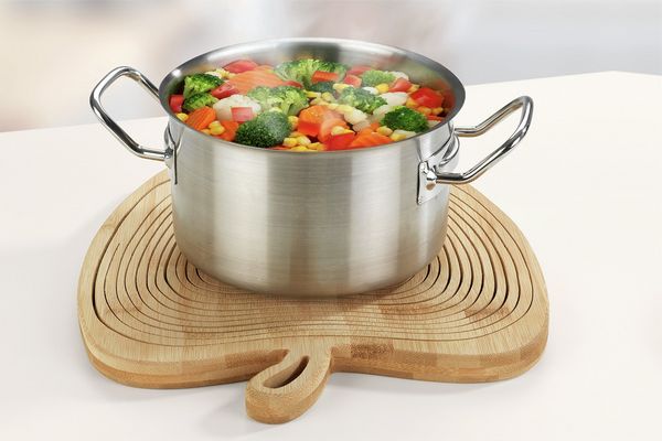 Produktbild: Mod. Bambus Obstkorb faltbar, lebensmittelecht und antibakteriell