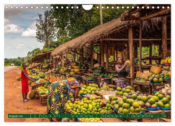 Produktbild: Uganda - im Herzen von Afrika (Wandkalender 2026 DIN A4 quer), CALVENDO Monatskalender