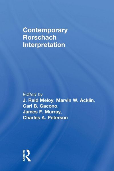 Produktbild: Contemporary Rorschach Interpretation