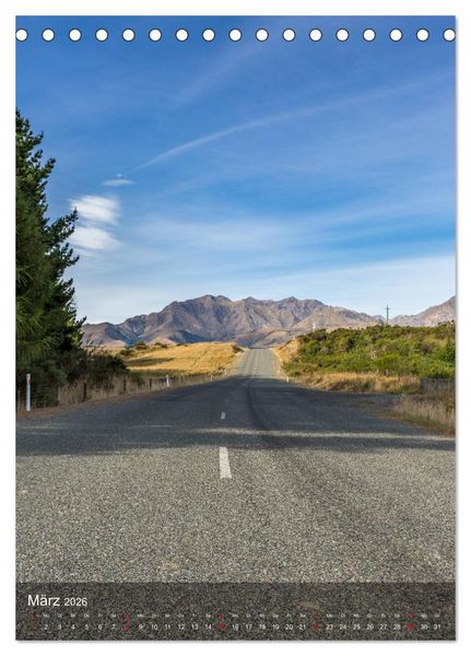 Produktbild: Naturparadies Neuseeland (Tischkalender 2026 DIN A5 hoch), CALVENDO Monatskalender
